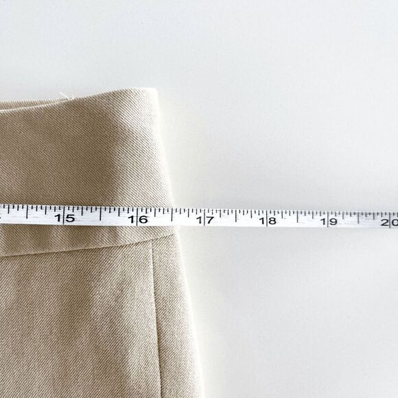 Banana Republic Womens Sloan Fit Stretch Trouser Ankle Pants Khaki Tan Size 8 - Picture 6 of 9